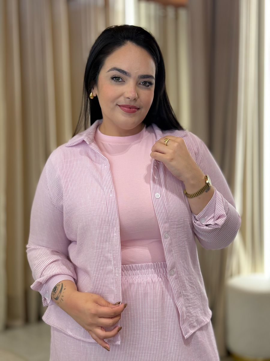 Blusa Sandy Rosa Bebe