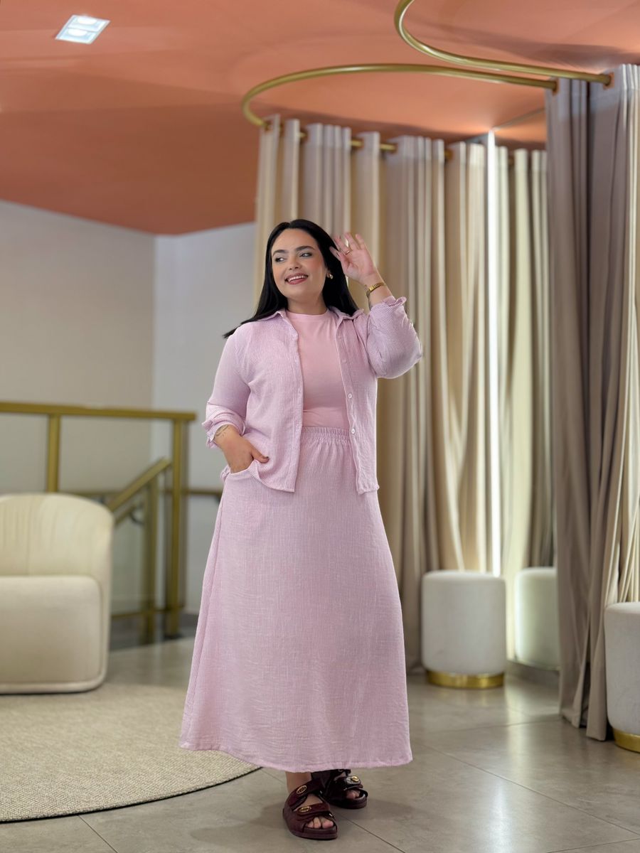 Blusa Sandy Rosa Bebe