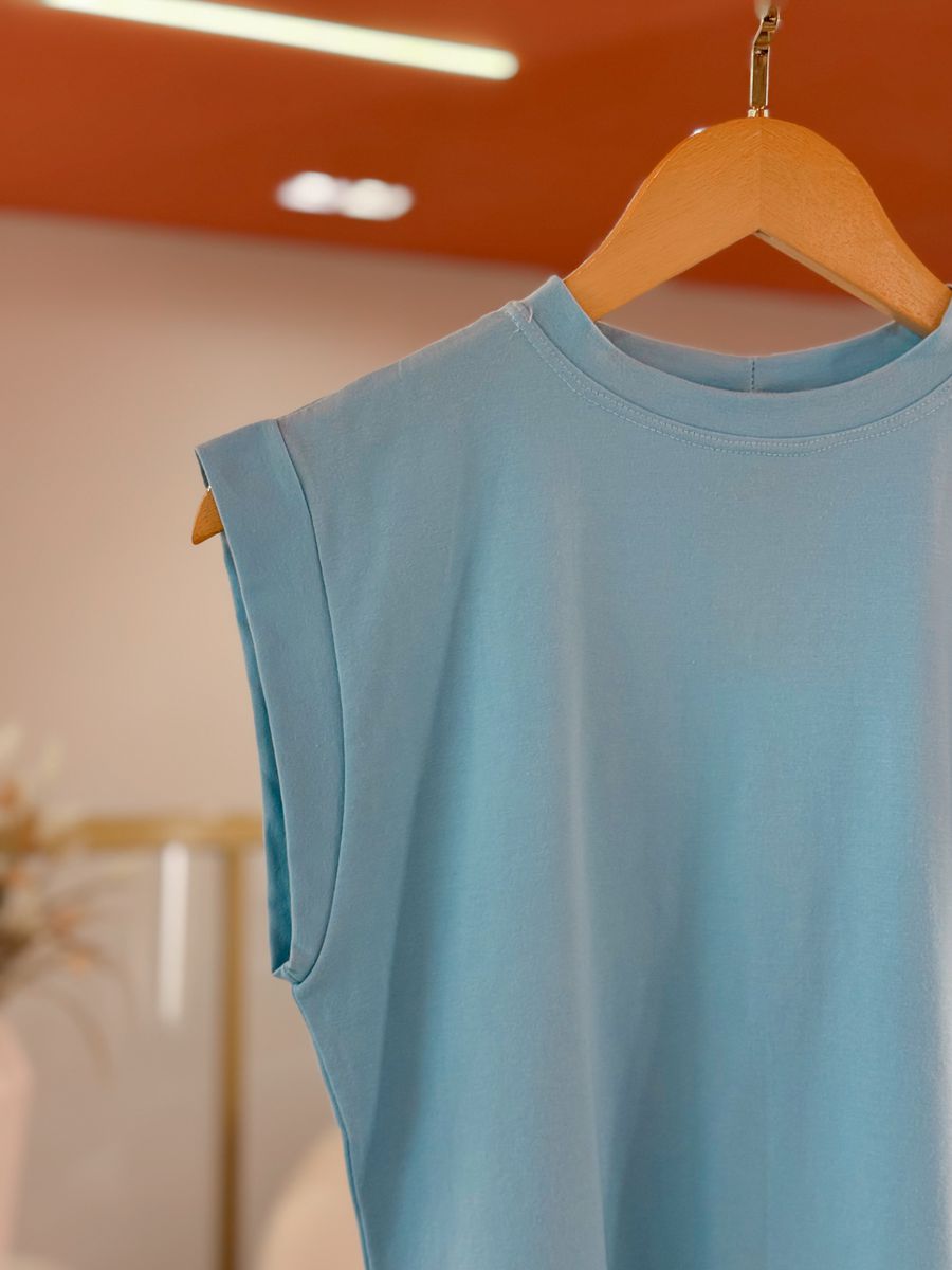 Blusa Sandy Azul Piscina