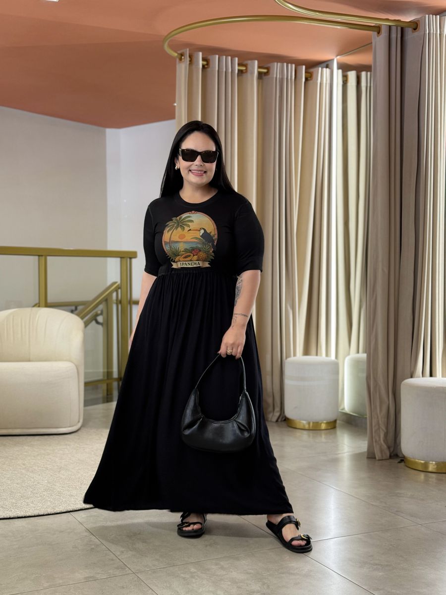 Vestido Kiara Preto Tucano