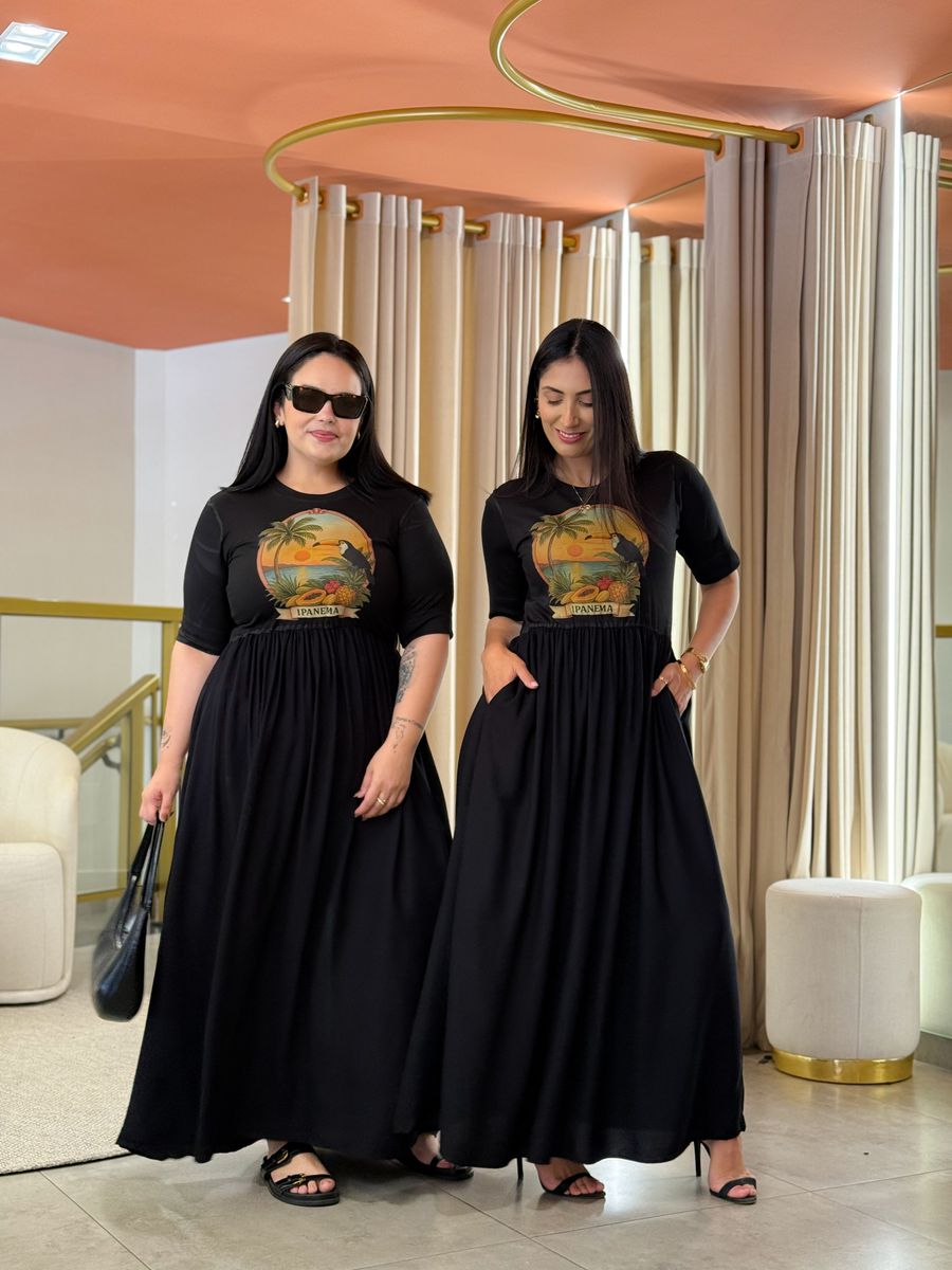 Vestido Kiara Preto Tucano