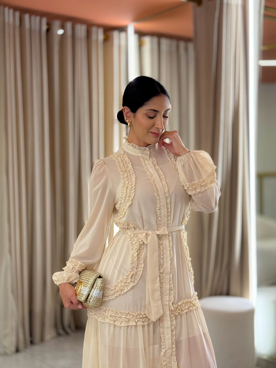 Vestido Noiva Beatriz Nude