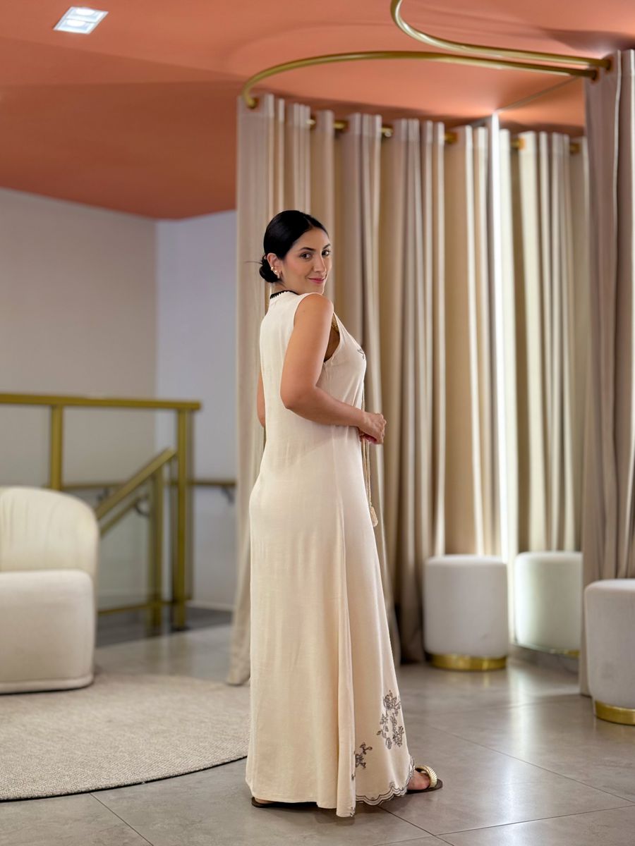 Vestido Susana Creme