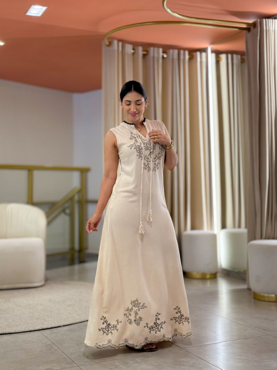 Vestido Susana Creme