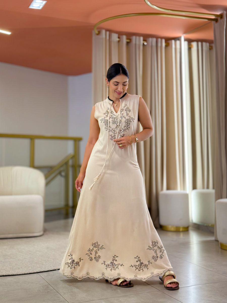 Vestido Susana Creme