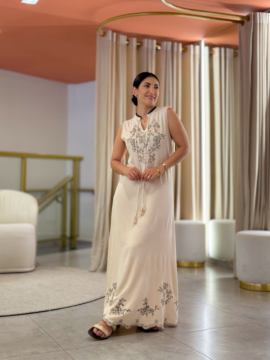 Vestido Susana Creme