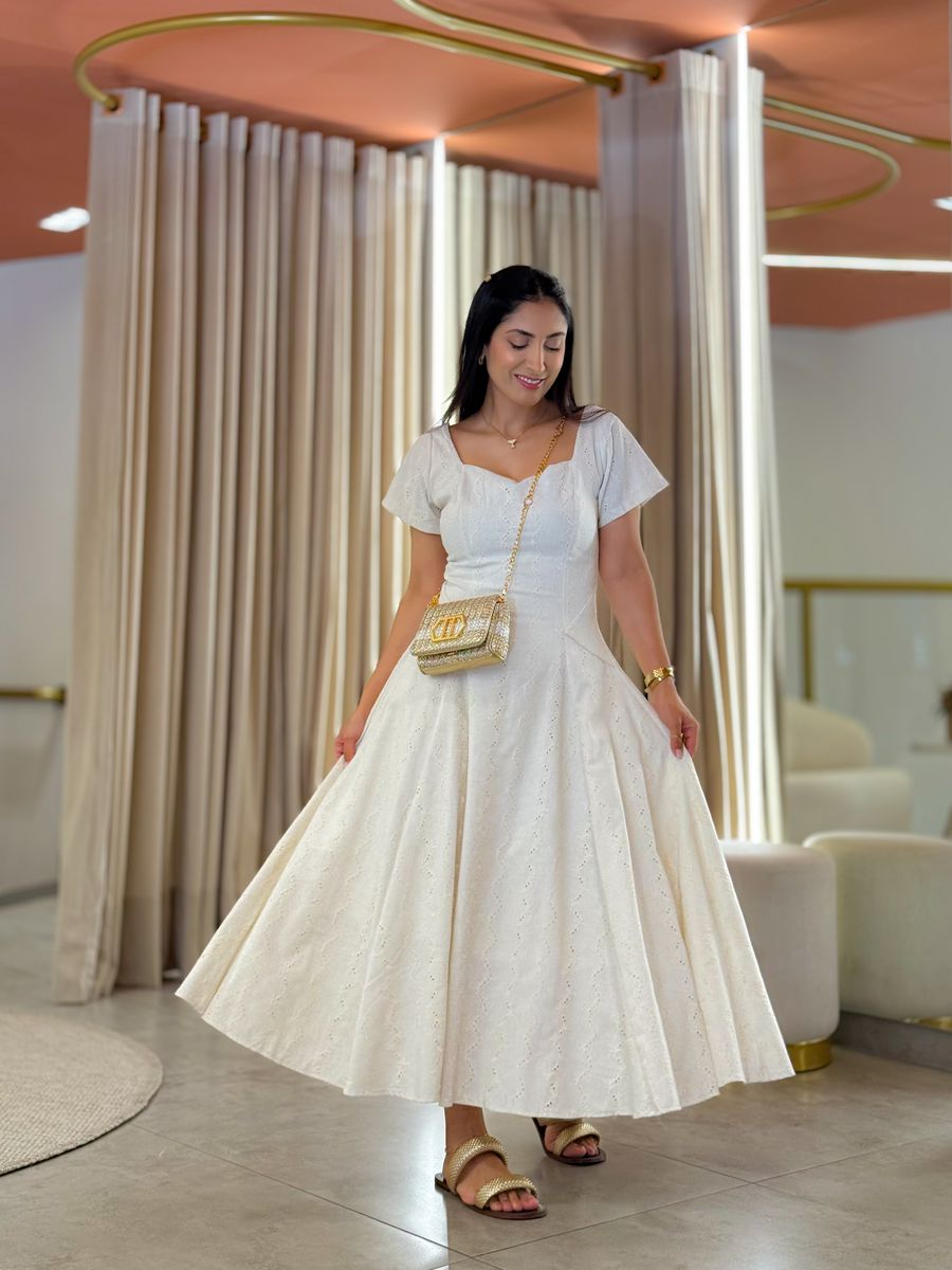 Vestido Camila Areia