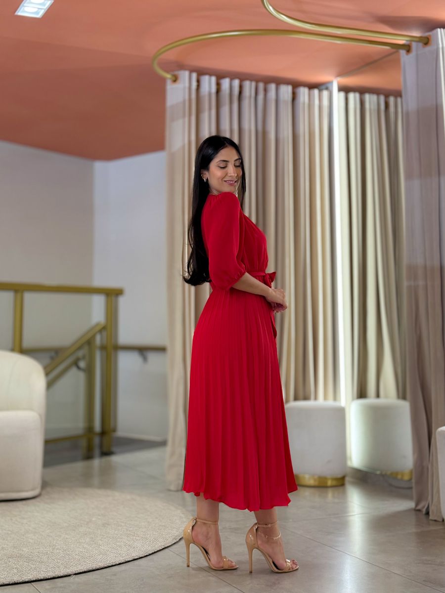Vestido Eduarda Vermelho