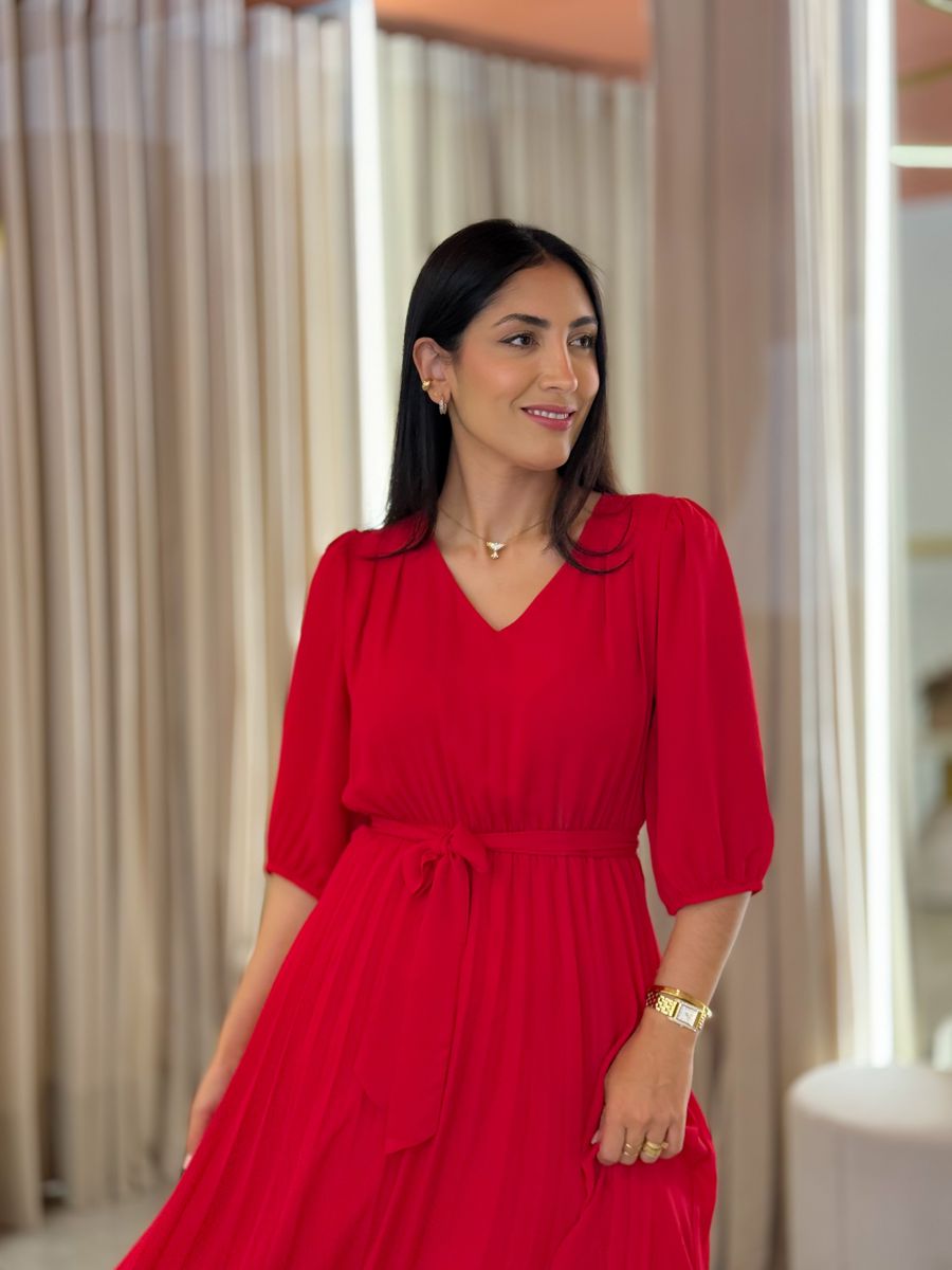 Vestido Eduarda Vermelho