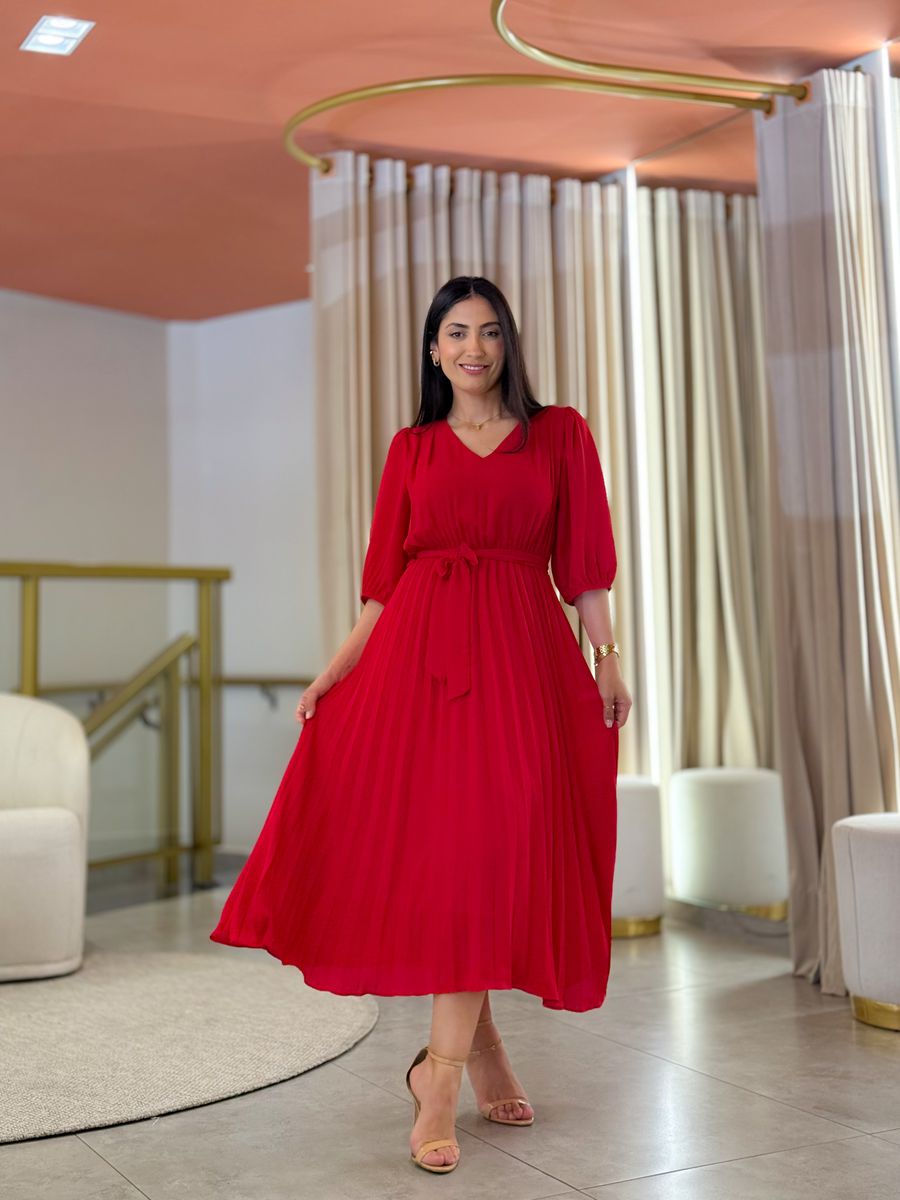 Vestido Eduarda Vermelho