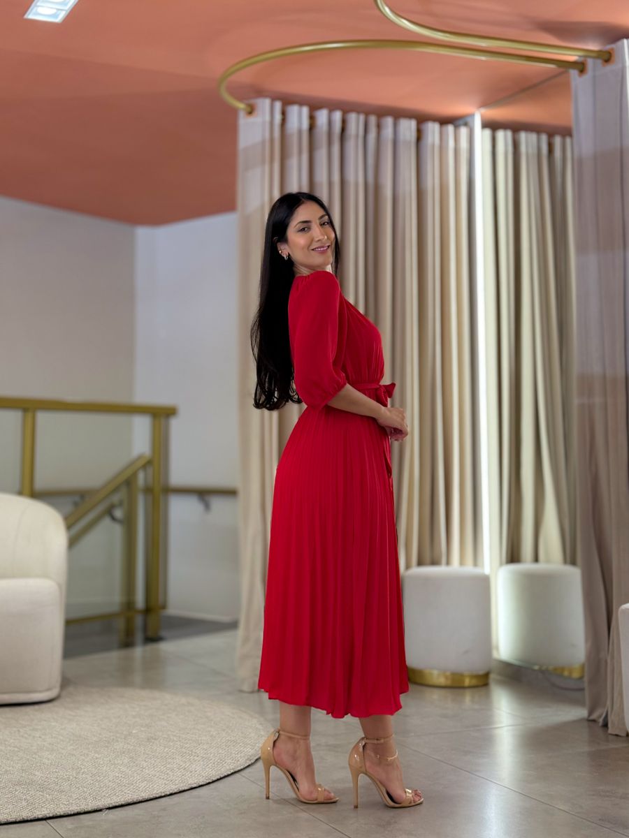 Vestido Eduarda Vermelho