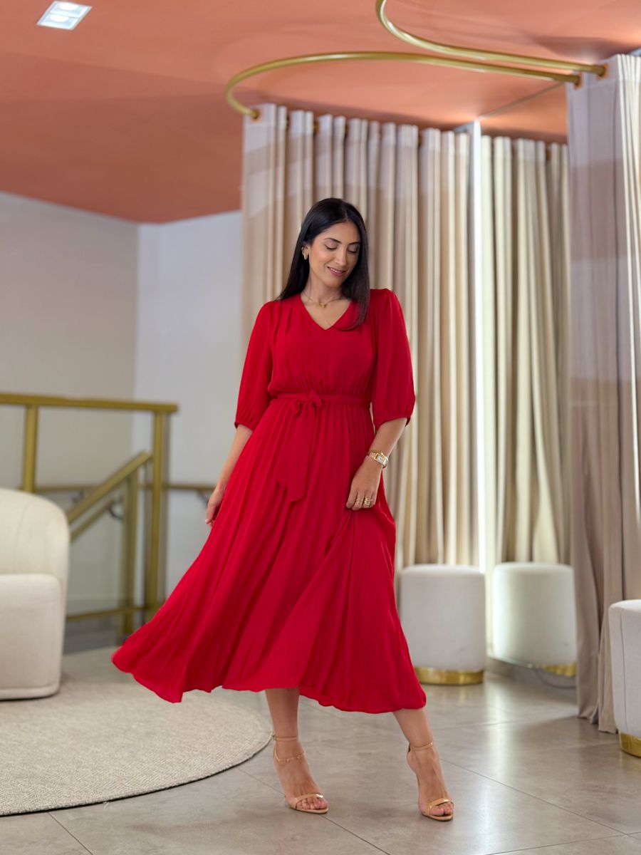 Vestido Eduarda Vermelho