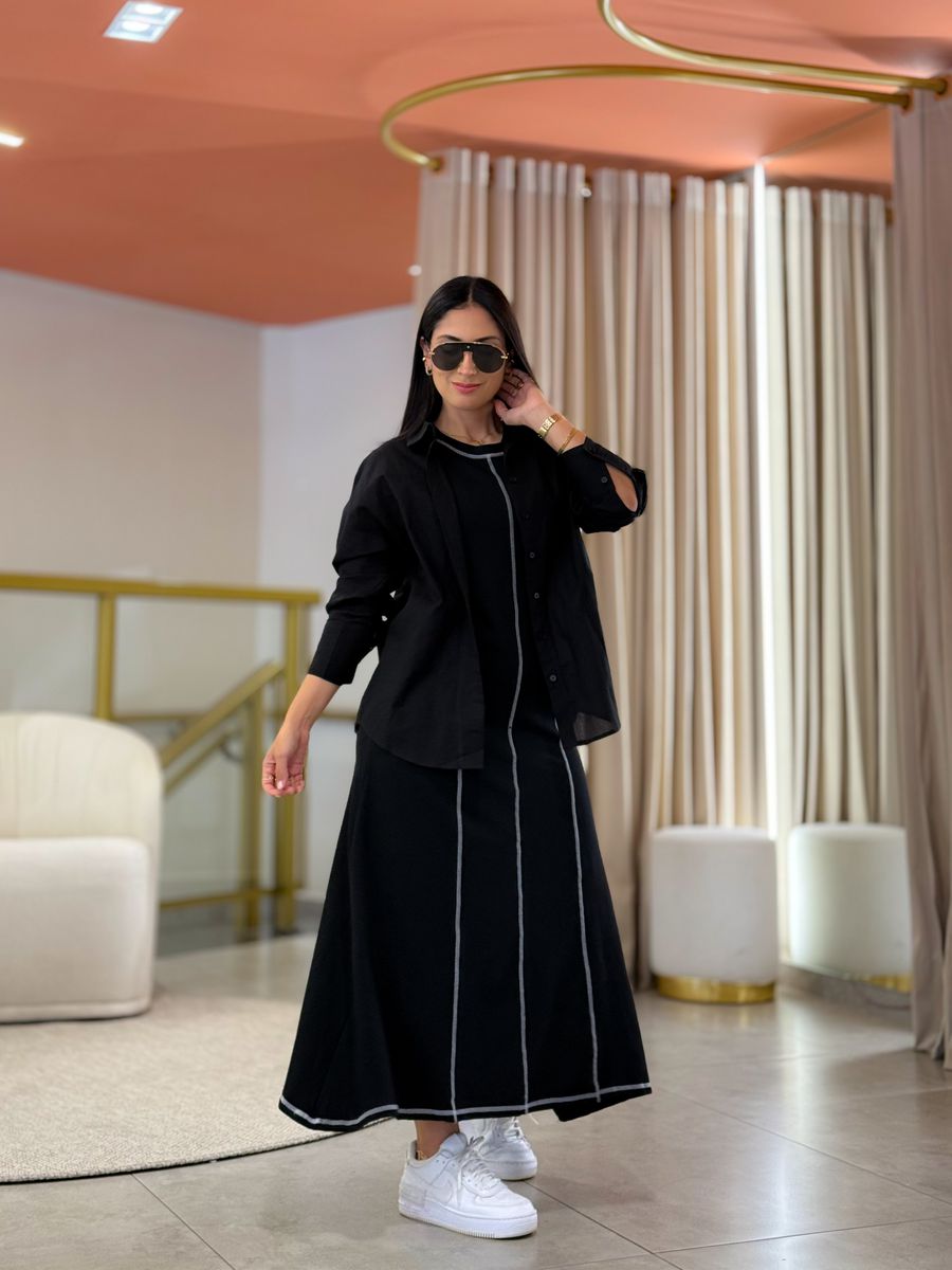 Vestido Katarine Preto