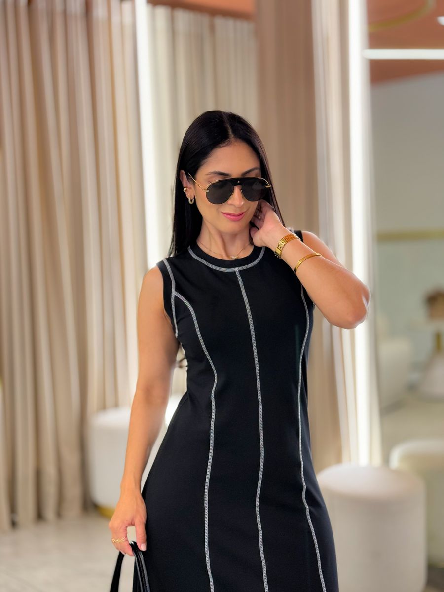 Vestido Katarine Preto