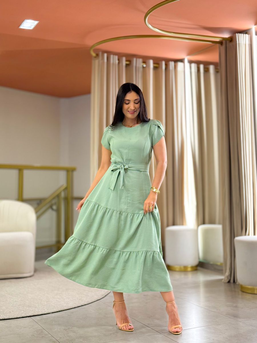 Vestido Livia Verde Pistache