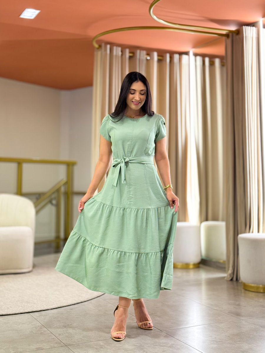 Vestido Livia Verde Pistache