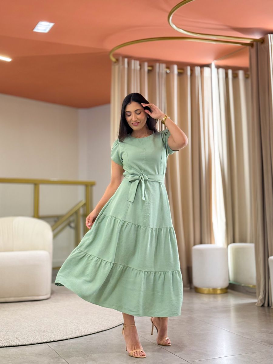 Vestido Livia Verde Pistache