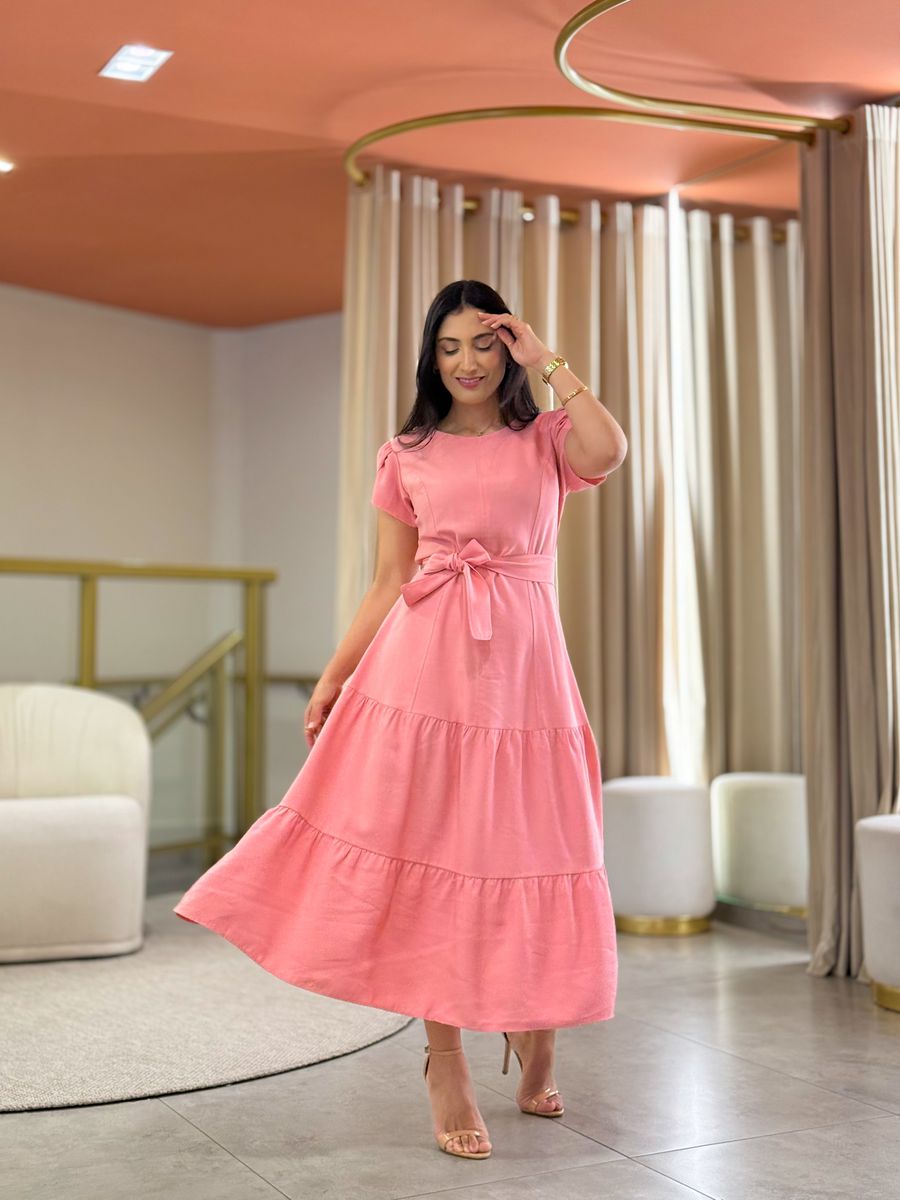 Vestido Livia Rosa