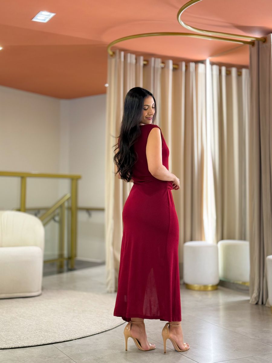 Vestido Romana Vinho