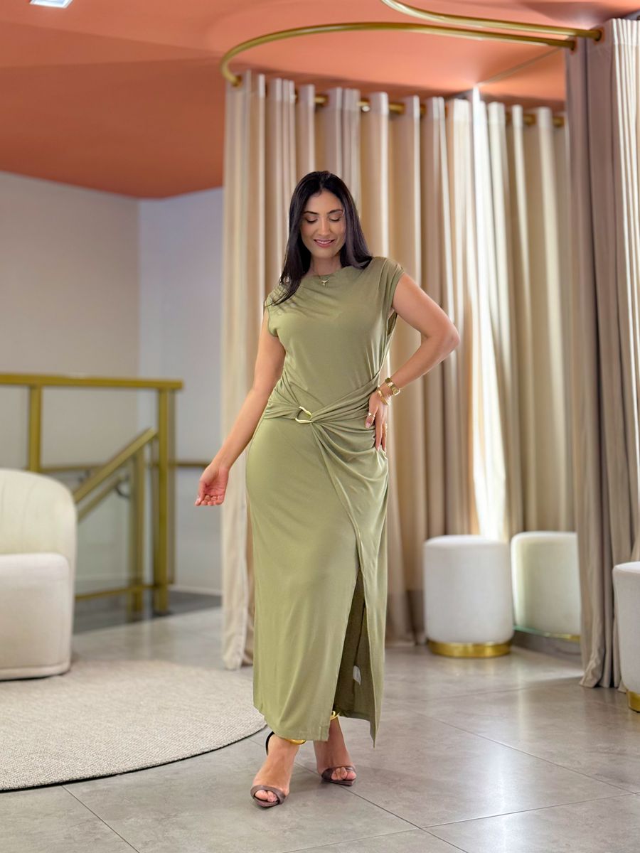 Vestido Romana Verde Oliva
