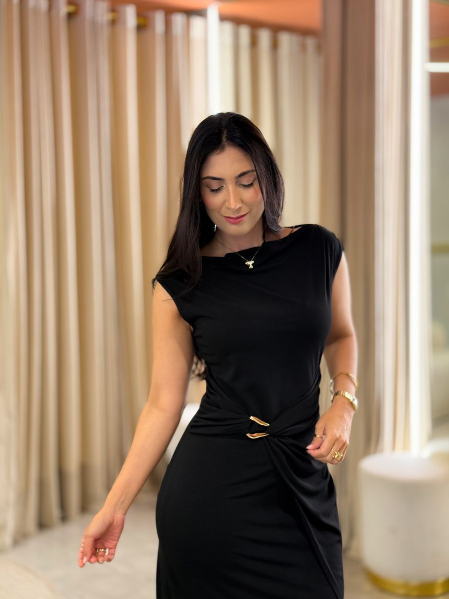 Vestido Romana Preto