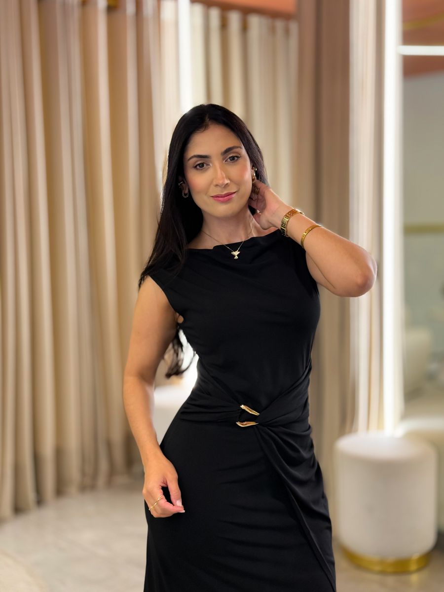 Vestido Romana Preto