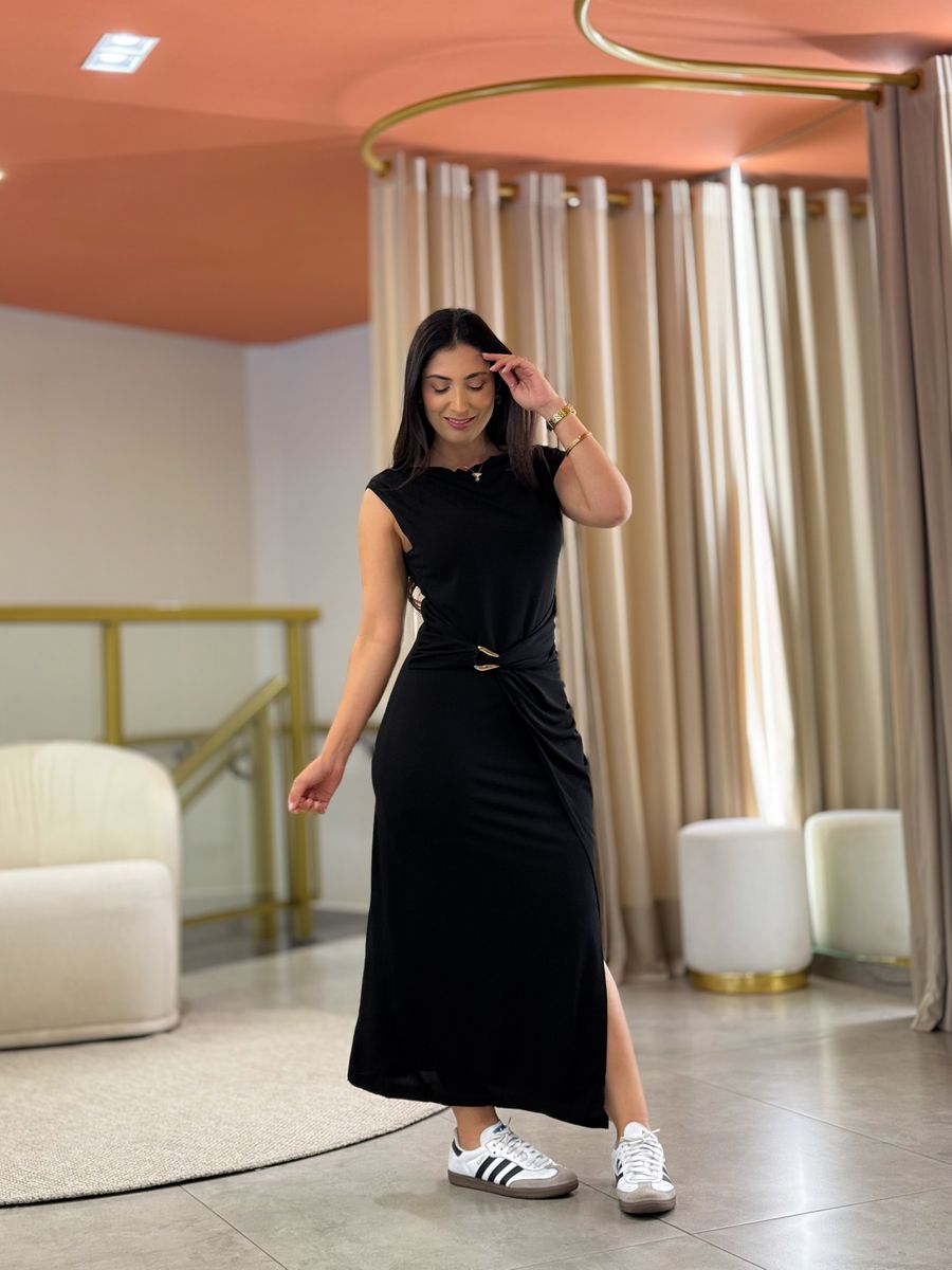 Vestido Romana Preto