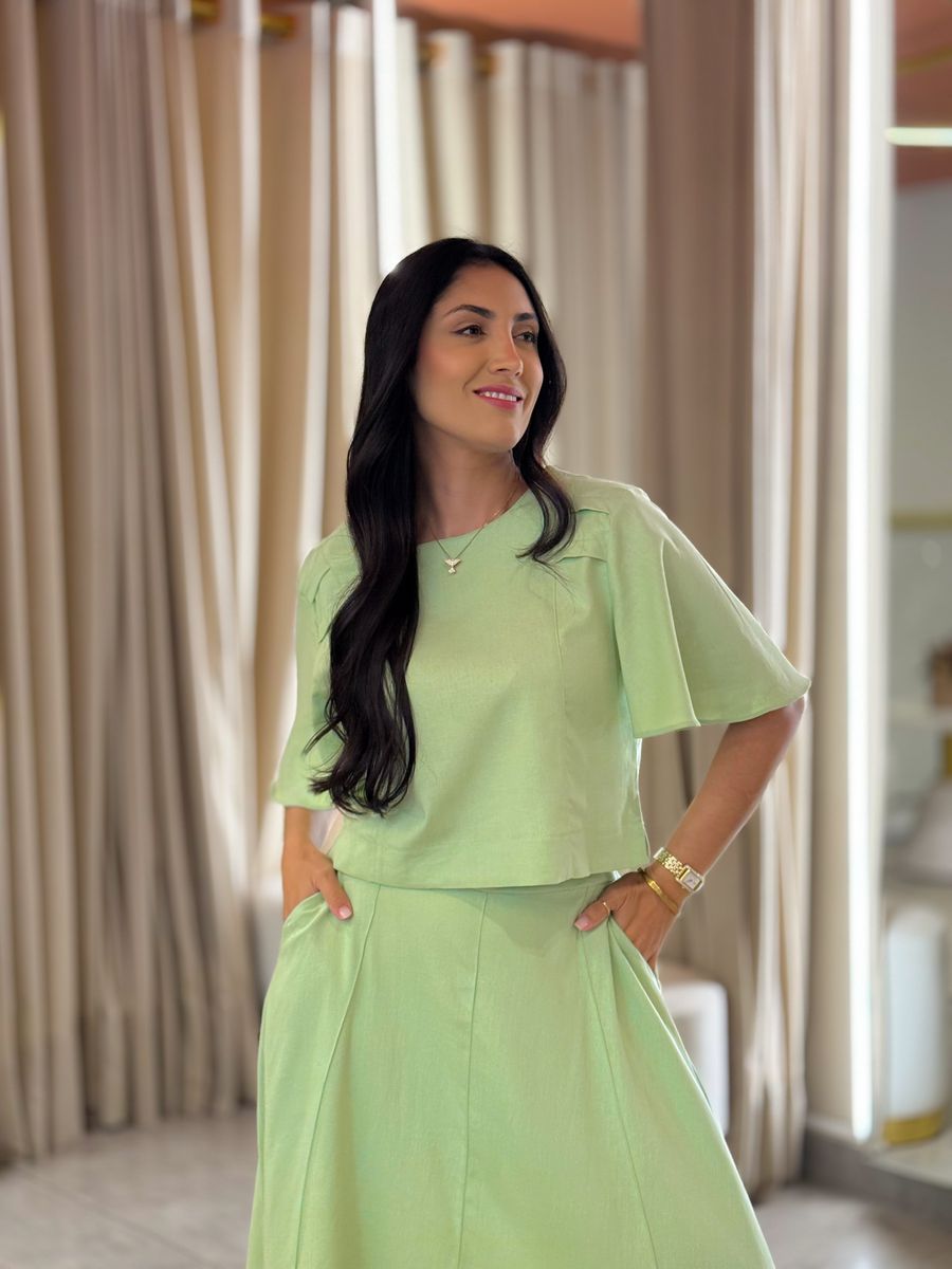 Conjunto Taina Verde Menta