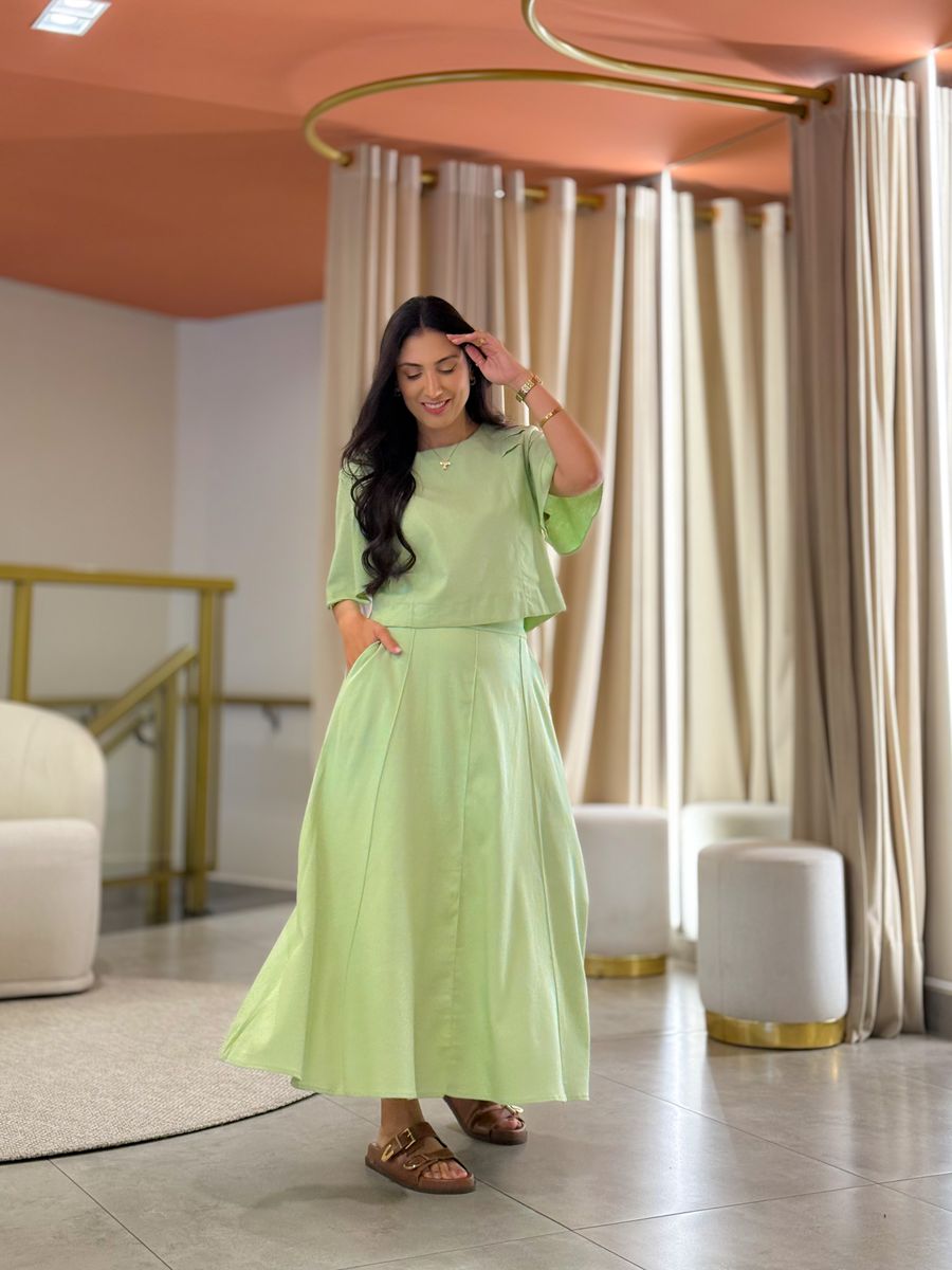 Conjunto Taina Verde Menta