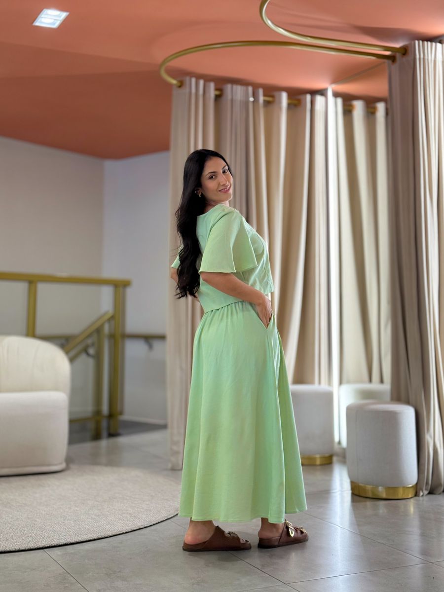 Conjunto Taina Verde Menta