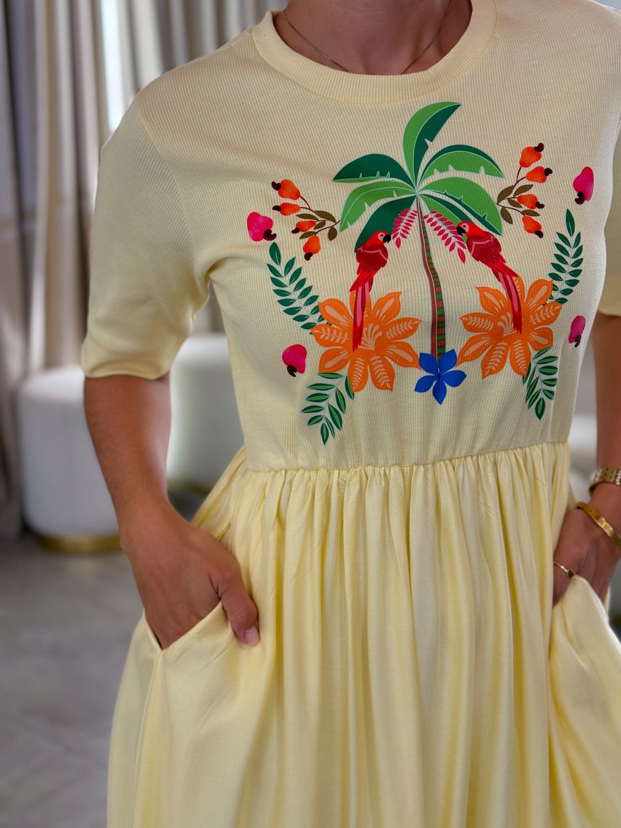 Vestido Kiara Amarelo