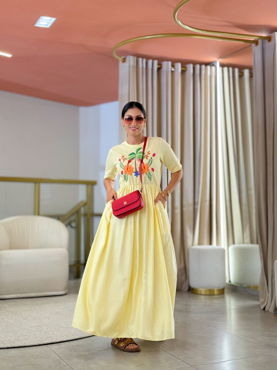 Vestido Kiara Amarelo