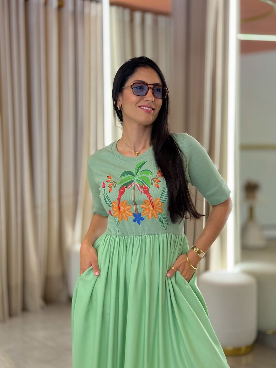 Vestido Kiara Verde Oliva