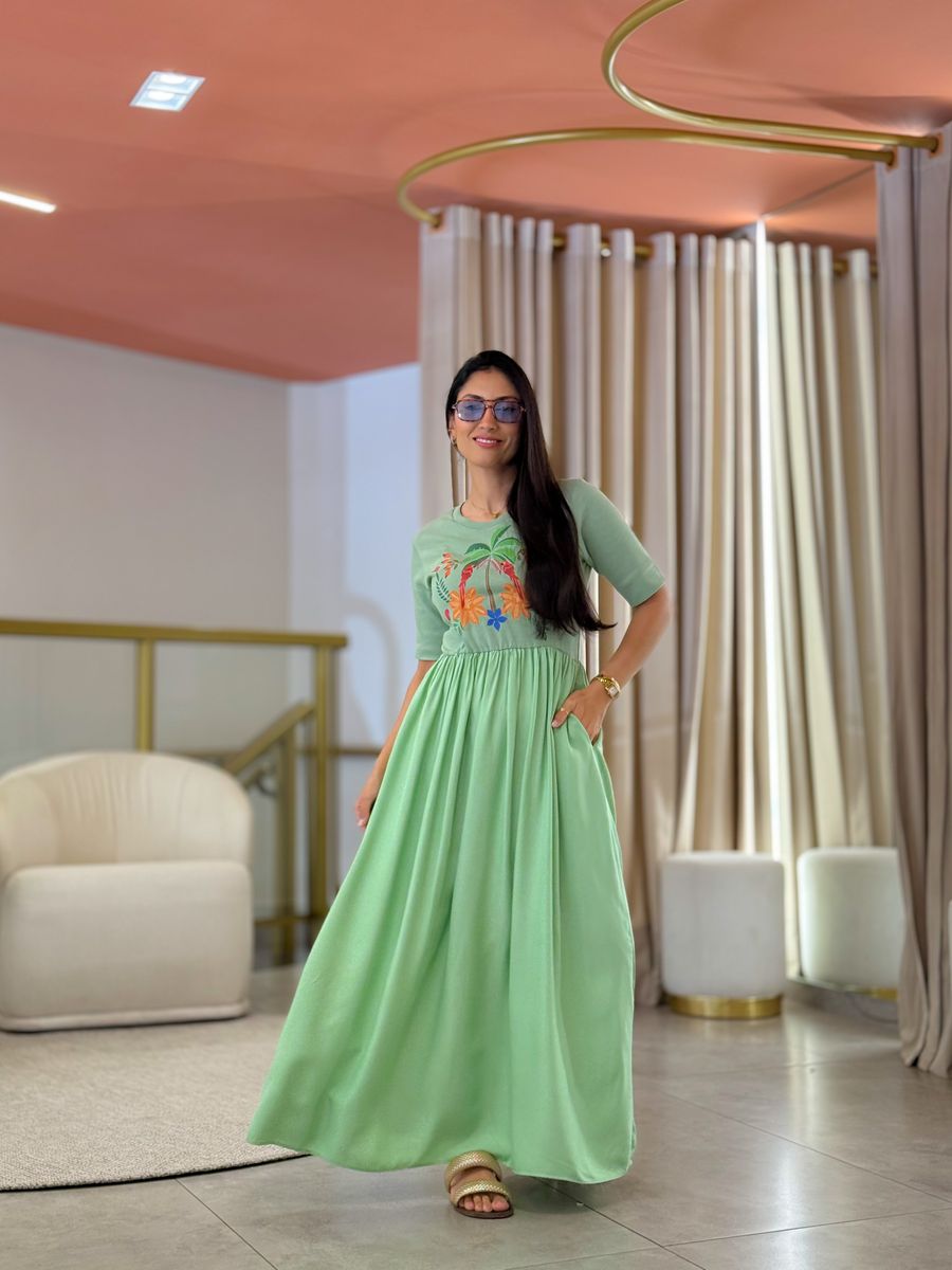 Vestido Kiara Verde Oliva