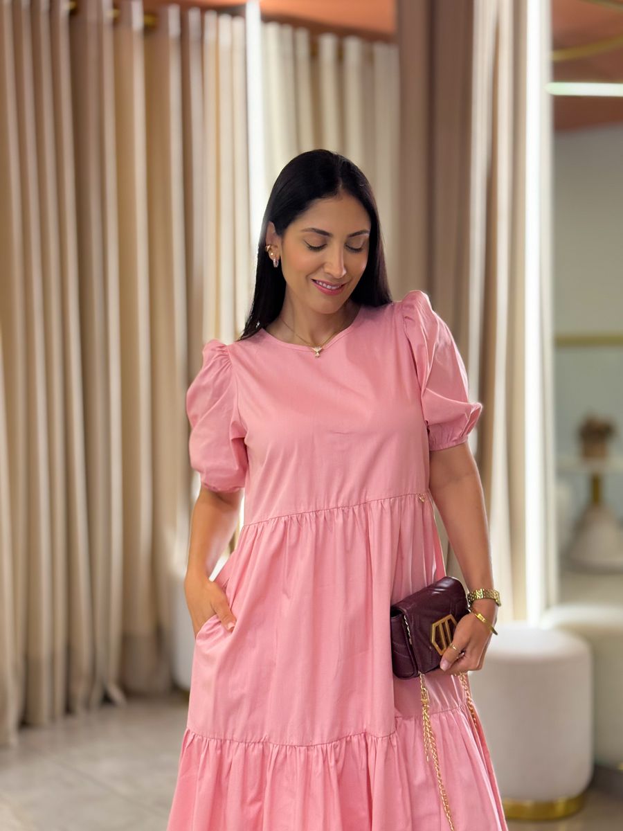 Vestido Zara Rosa
