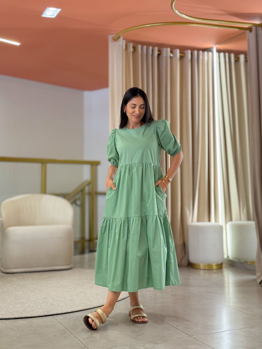 Vestido Zara Verde
