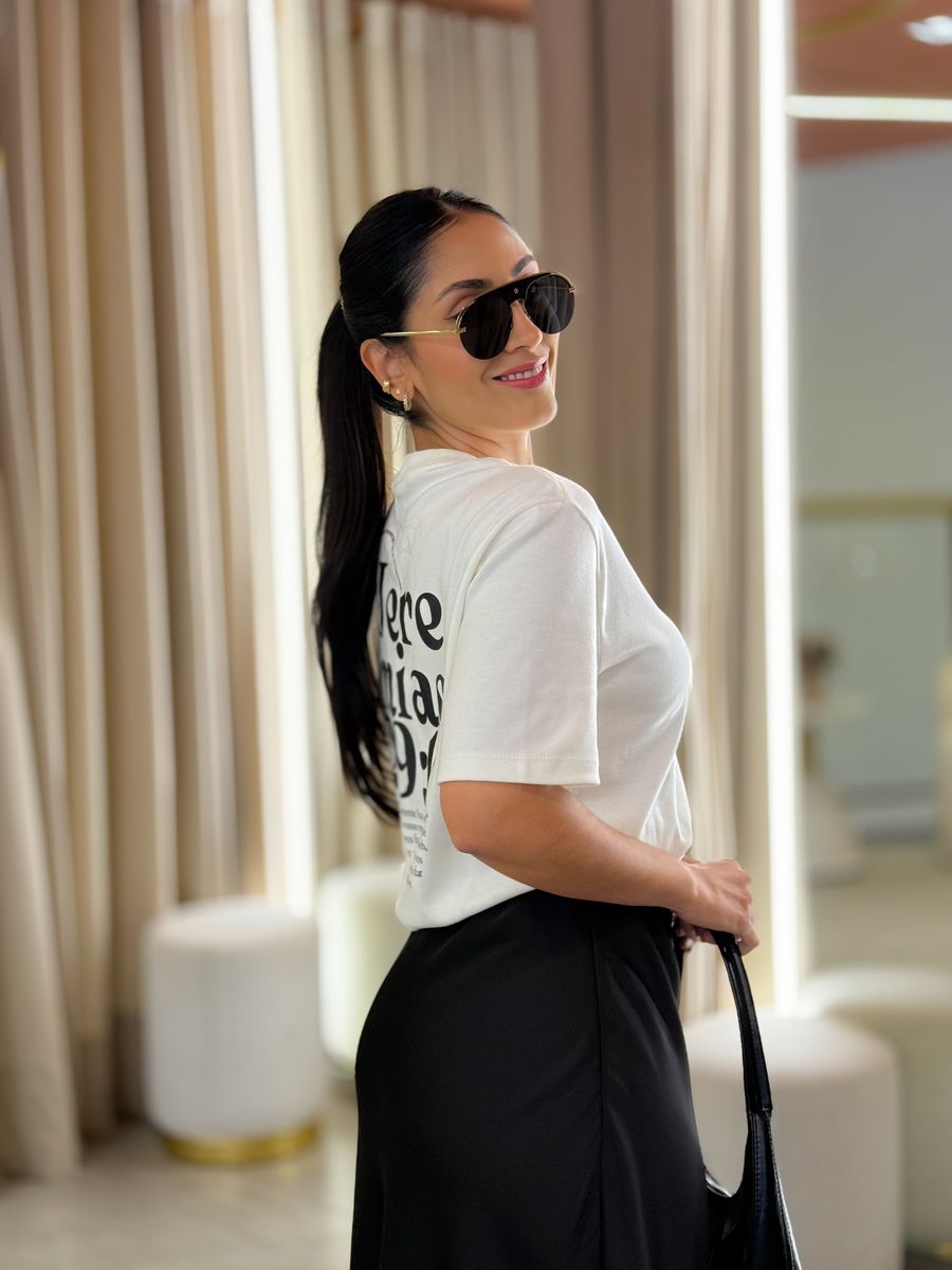 Camiseta Promessa Jeremias 29:11 Off White