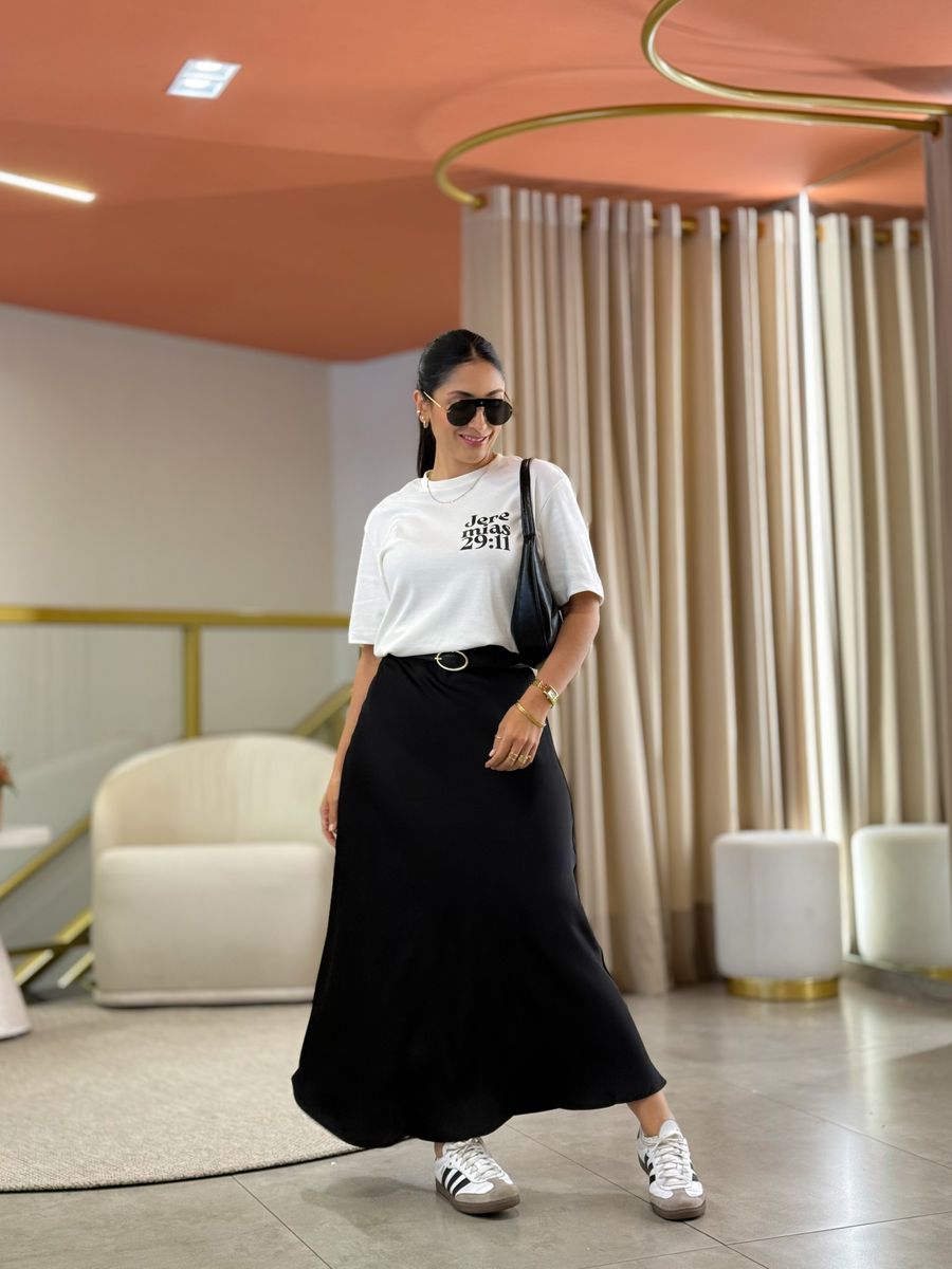 Camiseta Promessa Jeremias 29:11 Off White