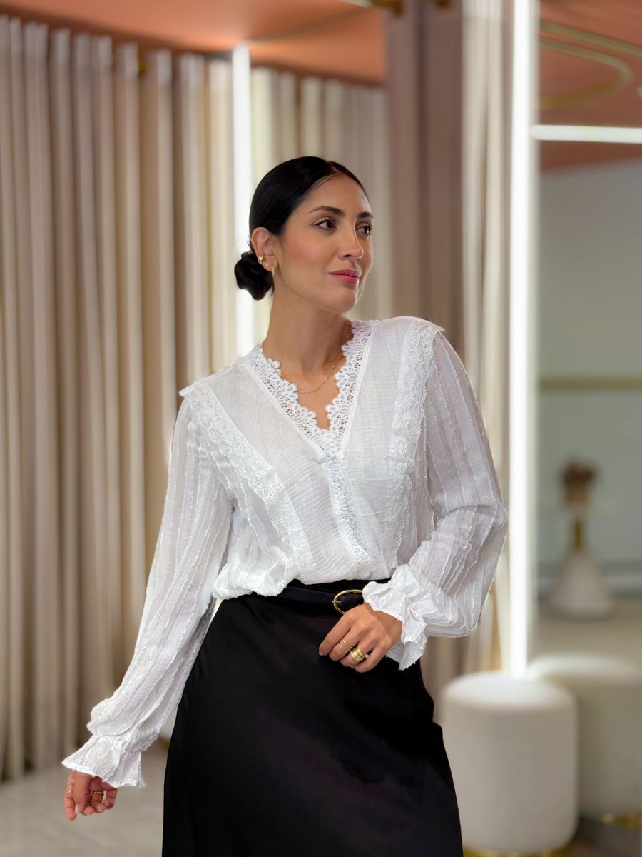 Camisa Cecilia Branca 