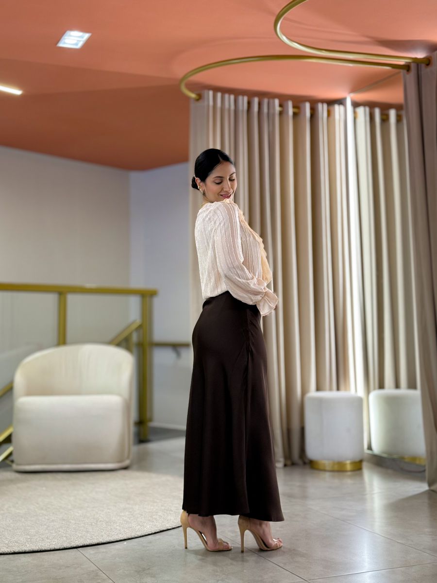Saia Juliana Marrom