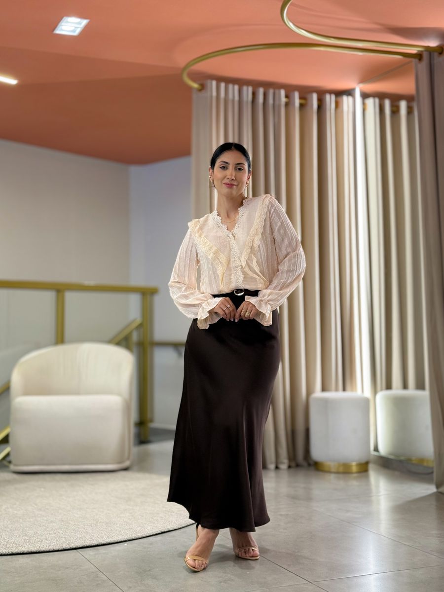 Saia Juliana Marrom