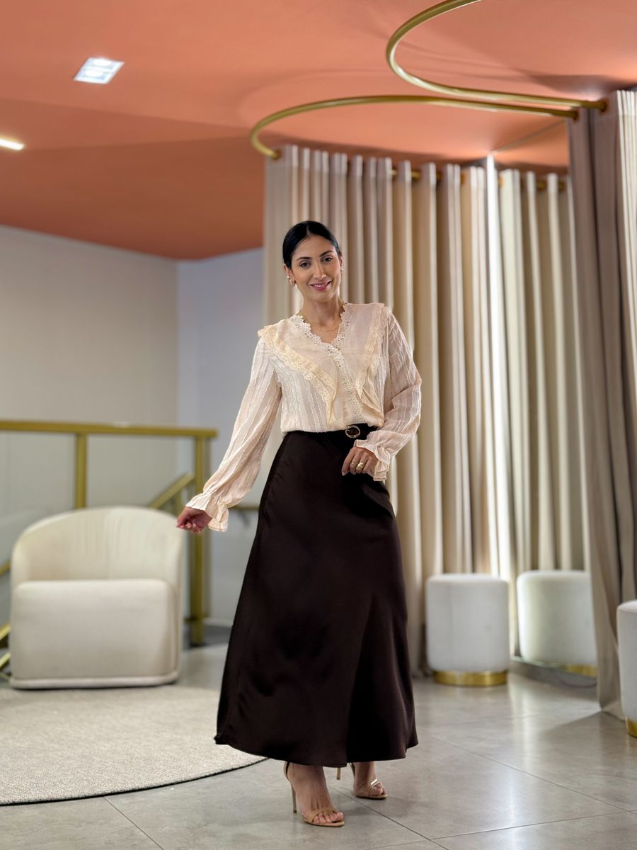 Saia Juliana Marrom