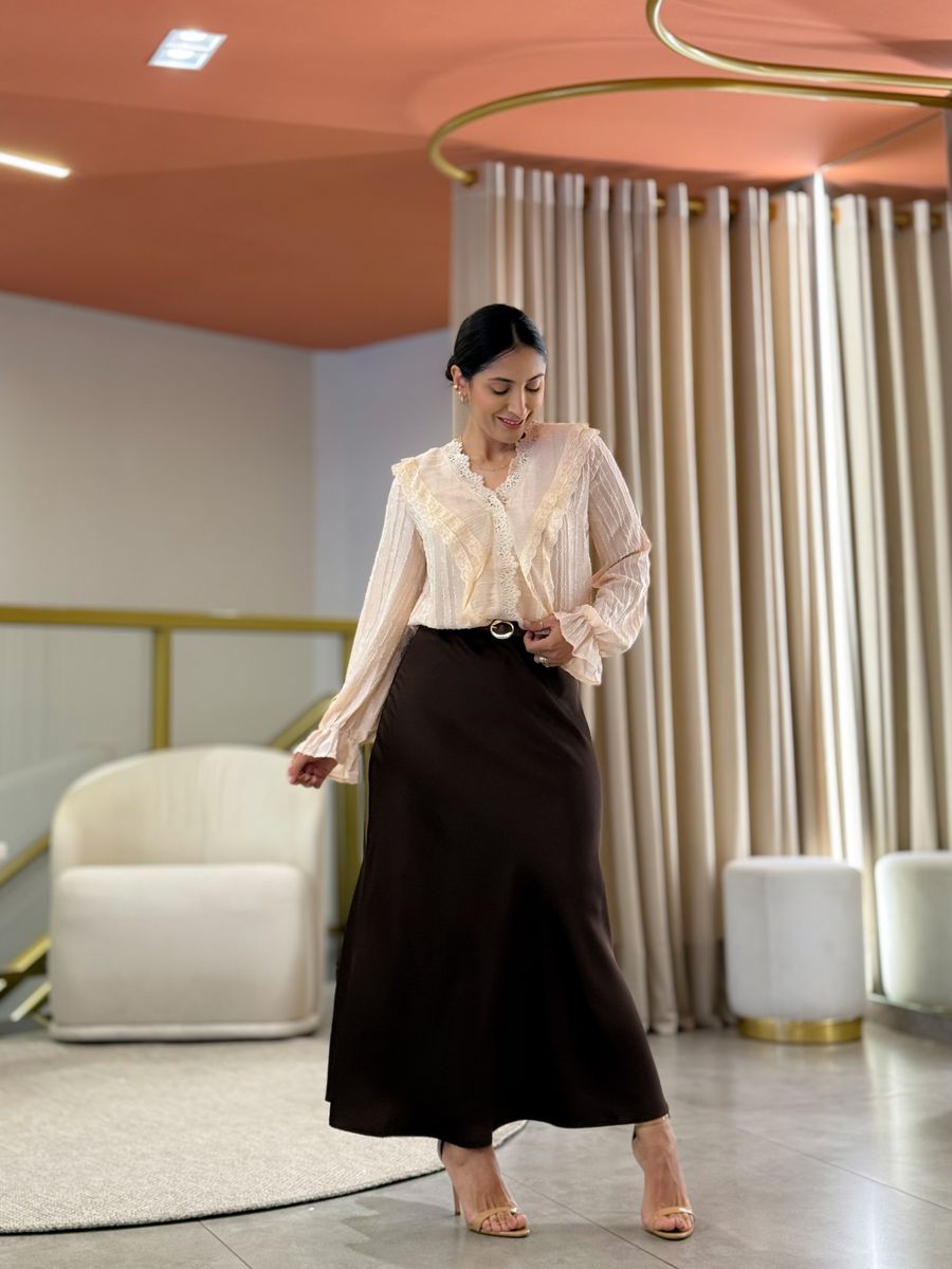 Saia Juliana Marrom
