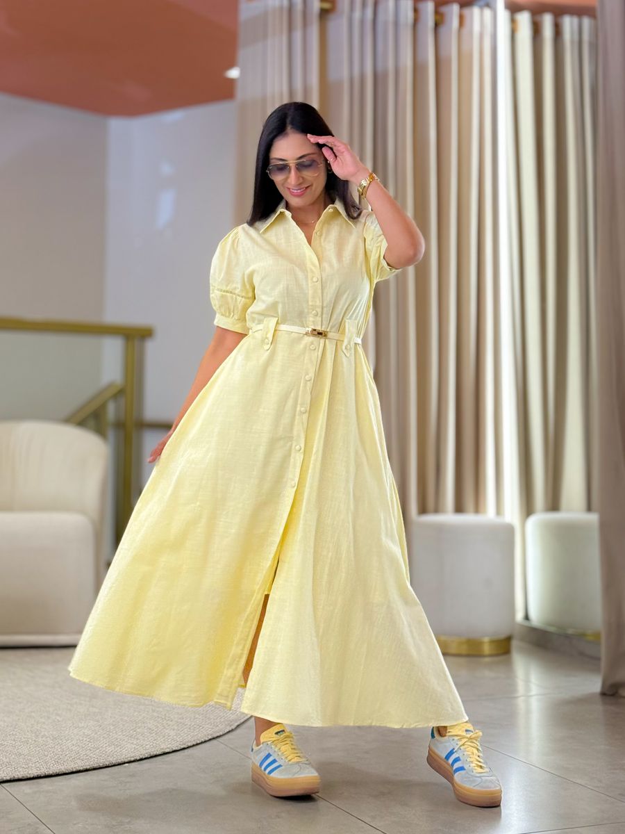 Vestido Rebeca Amarelo