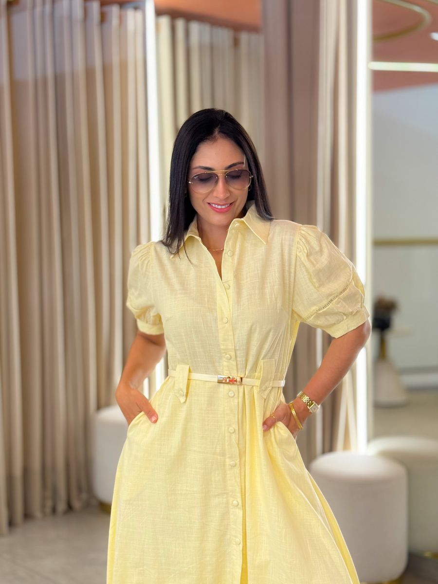 Vestido Rebeca Amarelo