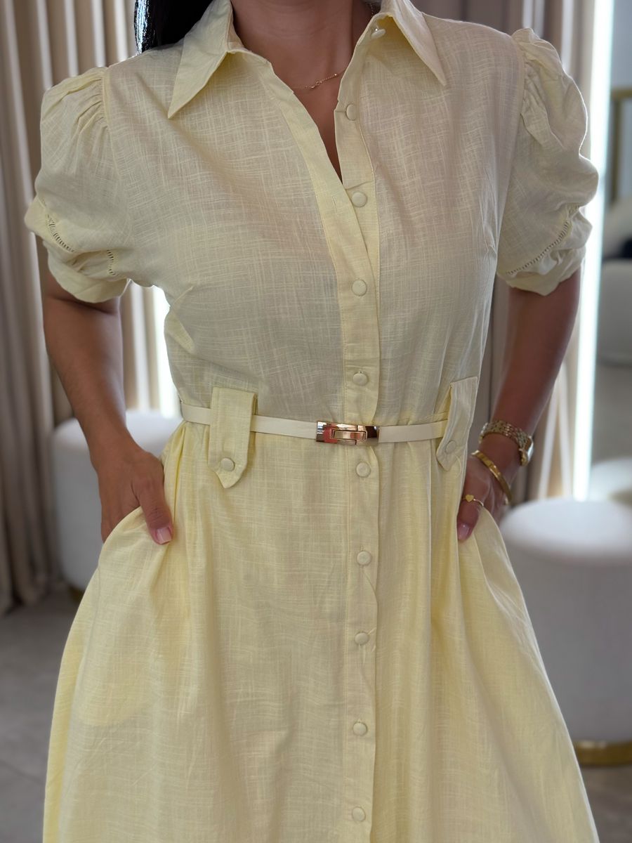 Vestido Rebeca Amarelo