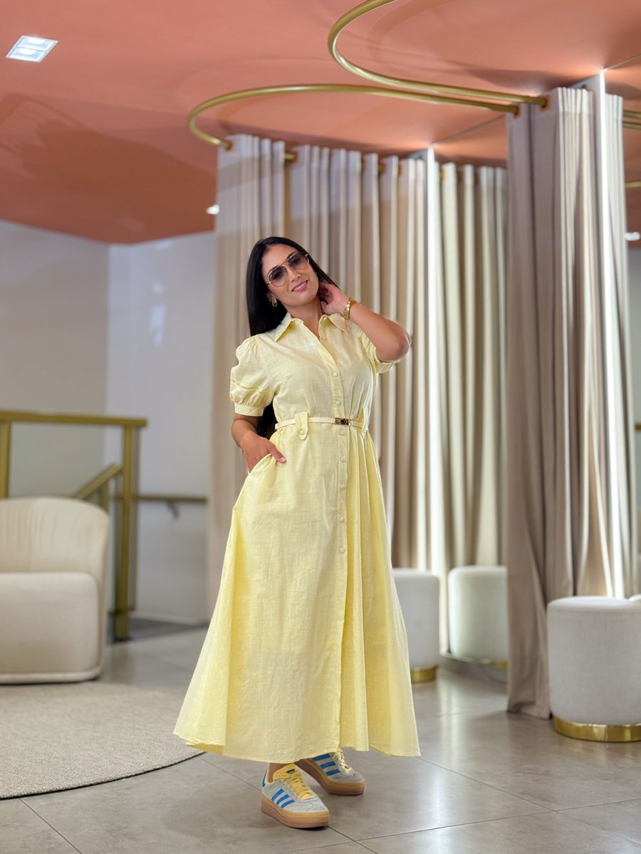 Vestido Rebeca Amarelo