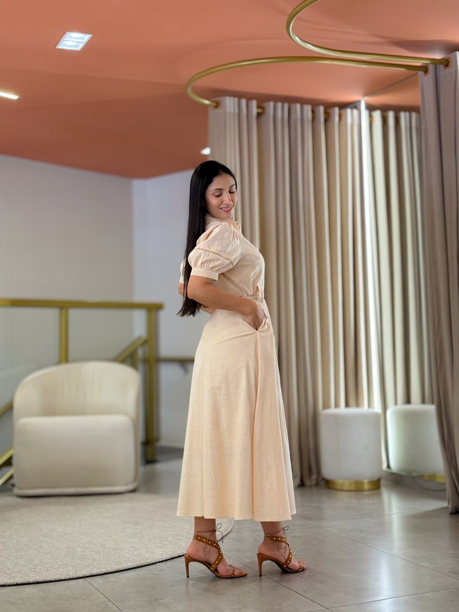 Vestido Rebeca Creme
