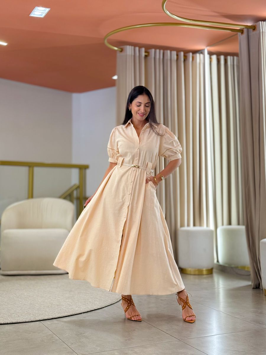 Vestido Rebeca Creme