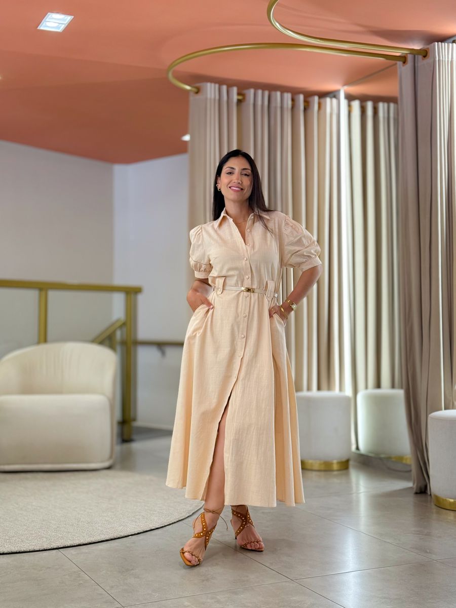Vestido Rebeca Creme